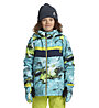 Burton Pitchpine - giacca snowboard - bambino, Light Blue/Green