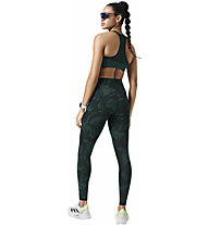 Casall Essential Printed W - leggings fitness - donna, Green