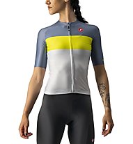 Castelli Aero Pro W - maglia ciclismo - donna, SILVER GRAY/SULPHUR-LIGHT STEE