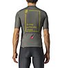 Castelli Breathe attack jersey - Fahrradshirt - Herren, Grey/Yellow