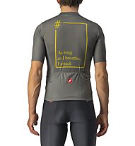 Castelli Breathe attack jersey - Fahrradshirt - Herren, Grey/Yellow