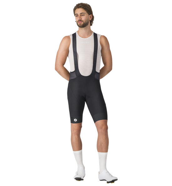 Pantaloncini Da Ciclismo Uomo Castelli Velocissimo 4 Bibknicker | Calzamaglia Termica Con Fondello KISS Air2 E Bretelle In Rete | Tessuto Thermoflex Caldo E Traspirante - 5