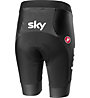Castelli Team Sky 2019 Fan 19 - pantaloni bici - donna, Black