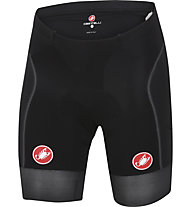 Castelli Free Aero Race - pantalone bici corto - uomo, Black/Black Stitching