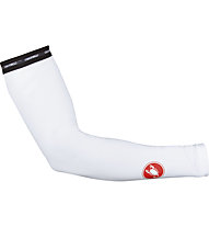 Castelli Light Arm Sleeves UPF 50+ Manicotti ciclismo, White