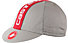 Castelli Retro 3 - cappellino bici, Grey/Red