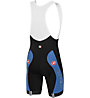 Castelli Velocissimo GT Bibshort - Pantaloncini Ciclismo, Black/Drive Blue