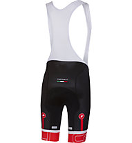 Castelli Volo Bibshort - pantaloni bici - uomo, Black/Red