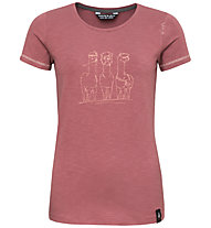 Chillaz Gandia Alpaca Gang - maglietta arrampicata - donna, Dark Pink