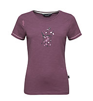 Chillaz Gandia Chalkbag Flower - T-shirt - donna, Dark Red