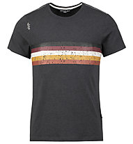 Chillaz Stripes Grunge - T-Shirt - Herren, Dark Grey