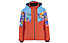 CMP Fix Hoodie - giacca da sci - ragazza, Orange/Blue
