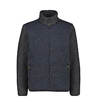 CMP Jacket - giacca in pile - uomo, Dark Grey/Blue