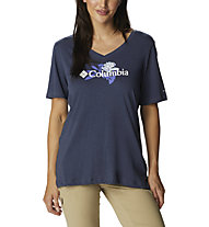 Columbia Bluebird Day Relaxed V - T-Shirt - Damen, Blue