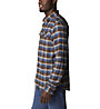 Columbia Flare Gun Stretch Flannel - camicia maniche lunghe - uomo, Blue/Brown