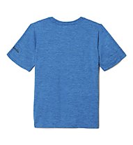 Columbia Mount Echo™ - T-Shirt - Kinder, Light Blue/Yellow