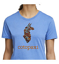 Cotopaxi Altitude Llama Organic - T-Shirt - donna, Azure