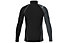 Crazy Fahrenheit Zip - felpa in pile - uomo, Black/Grey