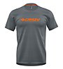 Crazy Logo - T-Shirt - Herren, Grey/Orange