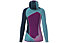 Crazy Pull Ionic - Fleecepullover - Damen, Blue/Pink