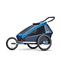 Croozer Kid Plus for 2 Click & Crooz - rimorchio bici, Blue