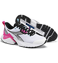 Diadora Mythos Blushield Vigore 2 W - scarpe running stabili - donna, White/Pink/Black