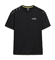 Diadora SS T-shirt Be One Tech - Runningshirt - Herren, Black