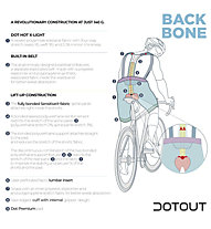 Dotout Backbone - Fahrradhose - Herren, Black