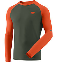 Dynafit Alpine Pro - maglia a manica lunga - uomo, Green/Dark Orange