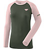 Dynafit Alpine Pro - maglia a manica lunga - donna, Dark Green/Light Pink