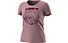Dynafit Artist Series Co T-Shirt W - T-Shirt - Damen, Light Pink/Dark Red/Light Blue