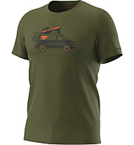 Dynafit Graphic - T-Shirt - uomo, Dark Green/Black/Orange