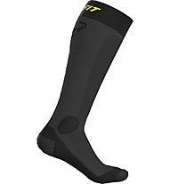 Dynafit Race Performance - calzini lunghi, Dark Grey/Yellow