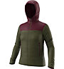 Dynafit Radical Primaloft® Hooded - giacca in Primaloft - donna, Dark Green/Bordeaux