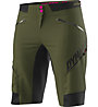 Dynafit Ride DST - pantaloni MTB - donna, Dark Green/Black/Pink