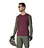 Dynafit Ride L/S - maglia MTB - uomo, Dark Red/Green