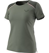 Dynafit Sky W - Trailrunningshirt - Damen, Green/Light Pink