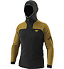 Dynafit Speed Polartec® Hooded - felpa in pile - uomo, Black/Dark Yellow/Green