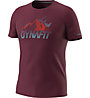 Dynafit Transalper Graphic S/S M - T-shirt - uomo, Dark Red