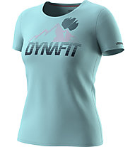Dynafit Transalper Graphic S/S W - T-shirt - donna, Light Blue