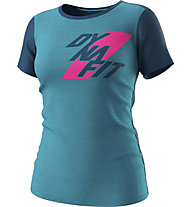 Dynafit Transalper Light - T-Shirt - Damen, Light Blue/Blue/Pink