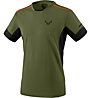 Dynafit Vertical 2 - maglia trail running - uomo, Dark Green/Black/Orange