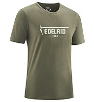 Edelrid Highball IV - T-shirt - Herren, Green/Beige