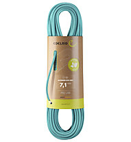Edelrid Skimmer Pro Dry 7.1 mm - mezza corda/gemella, Blue