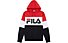 Fila Night Blocked - felpa con cappuccio - uomo, Red/Black