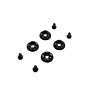 Fizik Toe Studs Kit - tacchetti di ricambio , Black