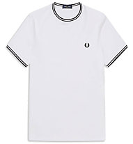 Fred Perry Twin Tipped - T-Shirt - uomo, White