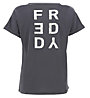 Freddy Apparel - t-shirt fitness - donna, Dark Grey