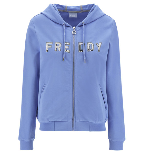 Freddy Felpa cappuccio zip felpa con cappuccio donna Sportler