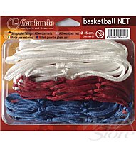 Garlando Basketballnetz, White